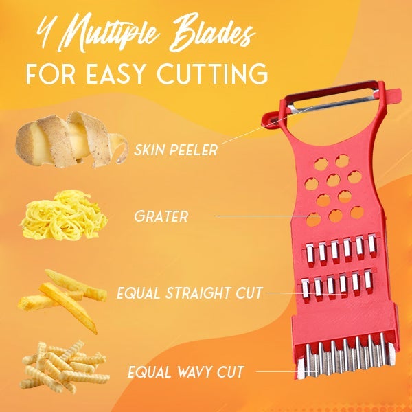 4-in-1 Multi Shedder & French Fries Cutter - Babaloo