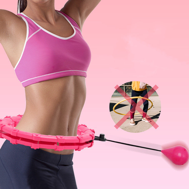 Adjustable fitness hoop that won't fall: Slim your waist and lose weight with this abdominal exercise! - Babaloo