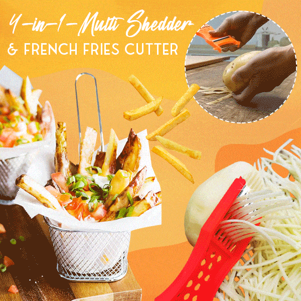 4-in-1 Multi Shedder & French Fries Cutter - Babaloo
